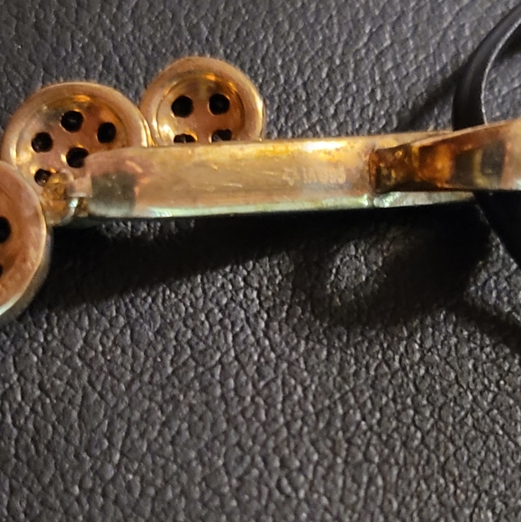 Pendant drop style w/ onyx 14kt - Picture 4 of 4